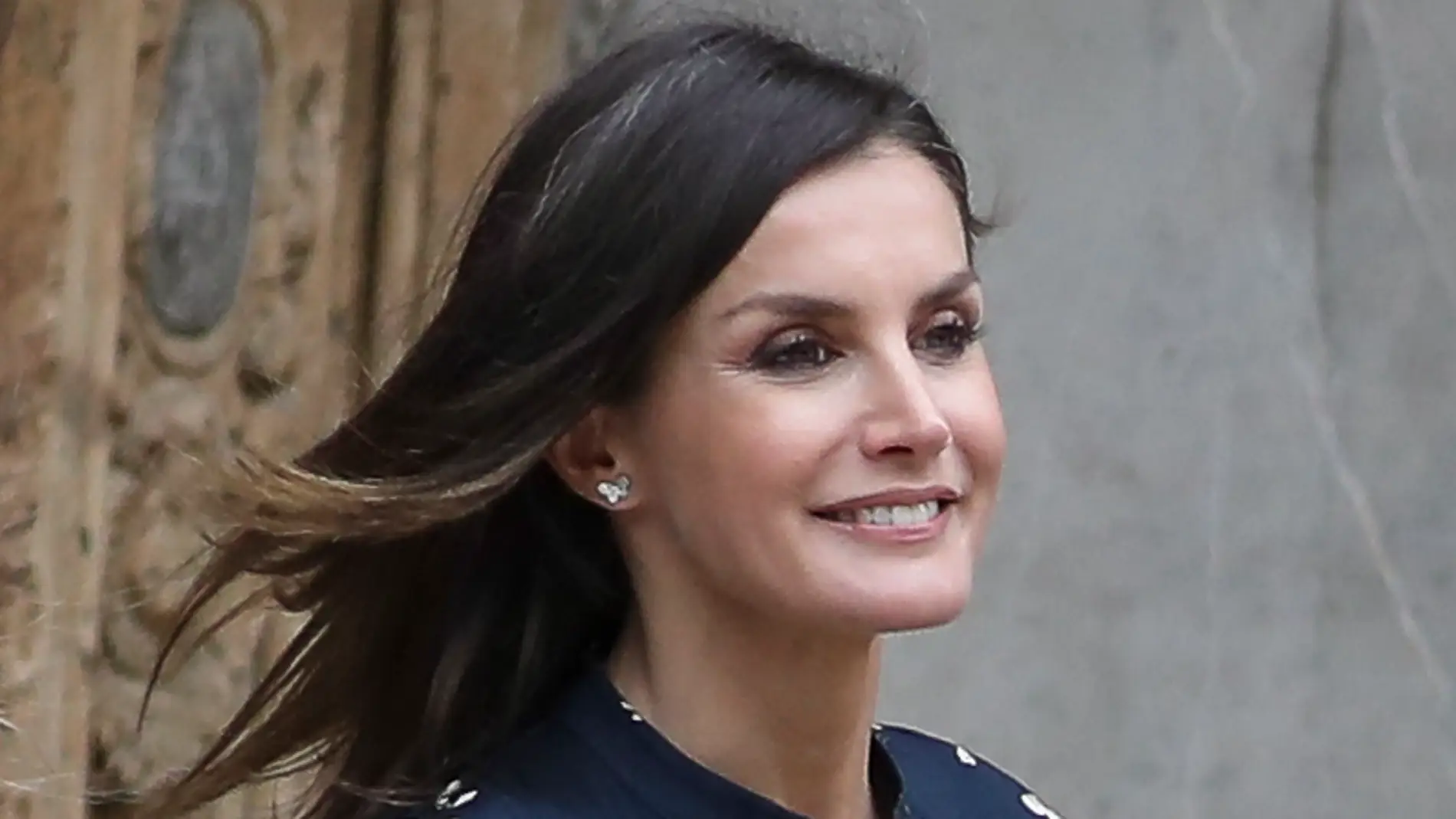 La reina Letizia durante la Misa de Pascua 2019