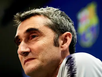 Ernesto Valverde en rueda de prensa Ernesto Valverde en rueda de prensa