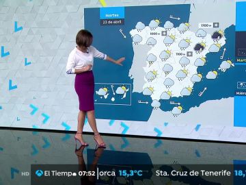 A partir de mañana, descenso de las temperaturas y tormentas en todo el país 