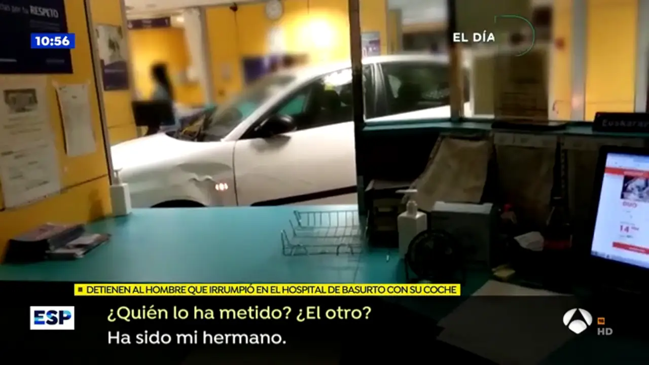 Detenido 'Pumuki', el chico que empotró su coche en el hospital de Basurto