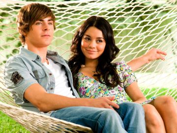Zac Efron y Vanessa Hudgens en 'High School Musical'
