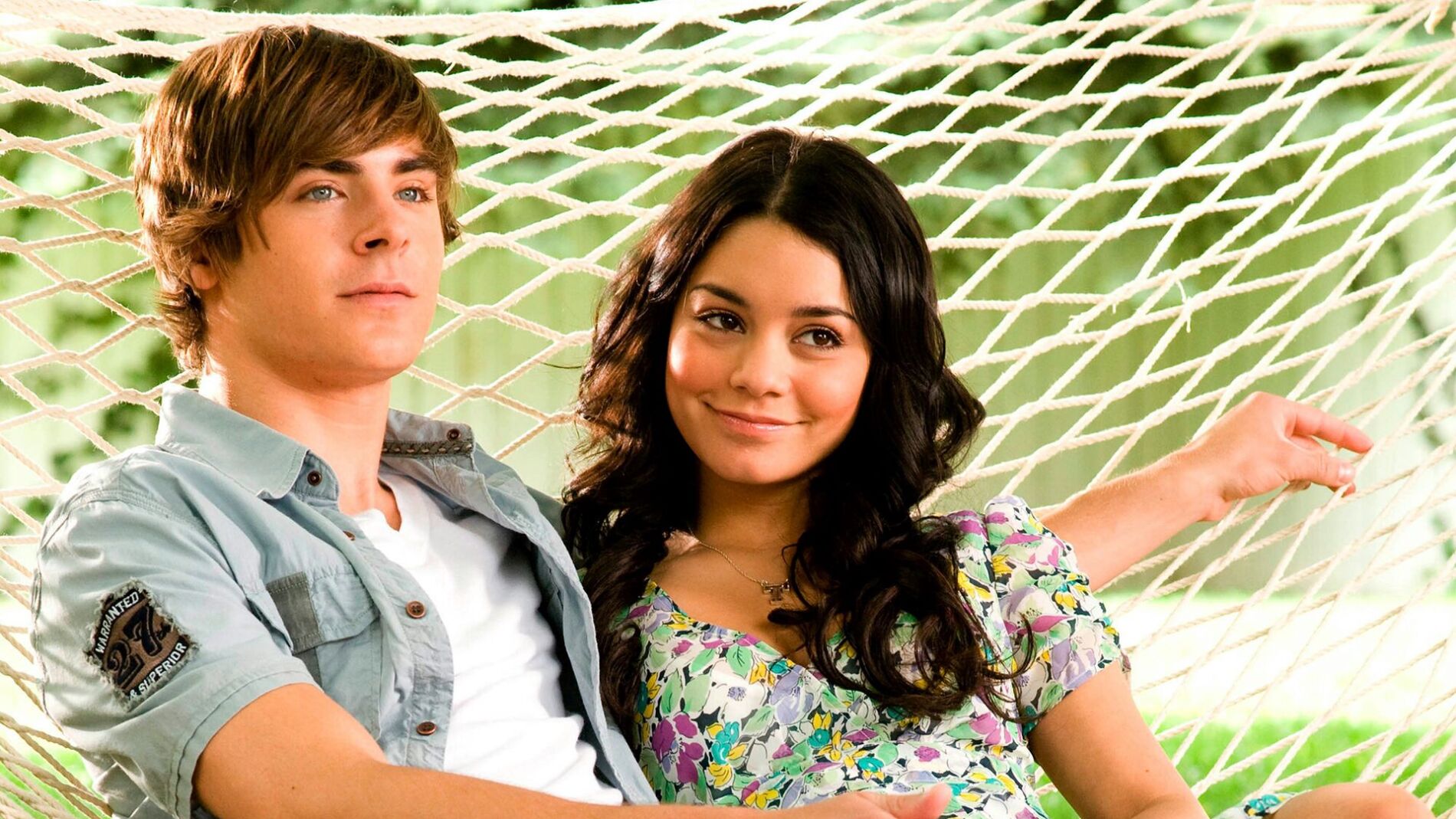 Zac Efron y Vanessa Hudgens en 'High School Musical'