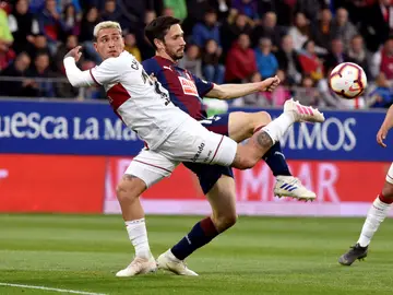El Huesca sigue creyendo en la salvación. El Huesca sigue creyendo en la salvación.