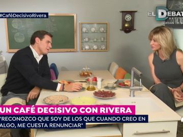 Albert Rivera se toma el café decisivo con Susanna: "He vivido estos 12 años en política con intensidad pero no cambiaría nada"