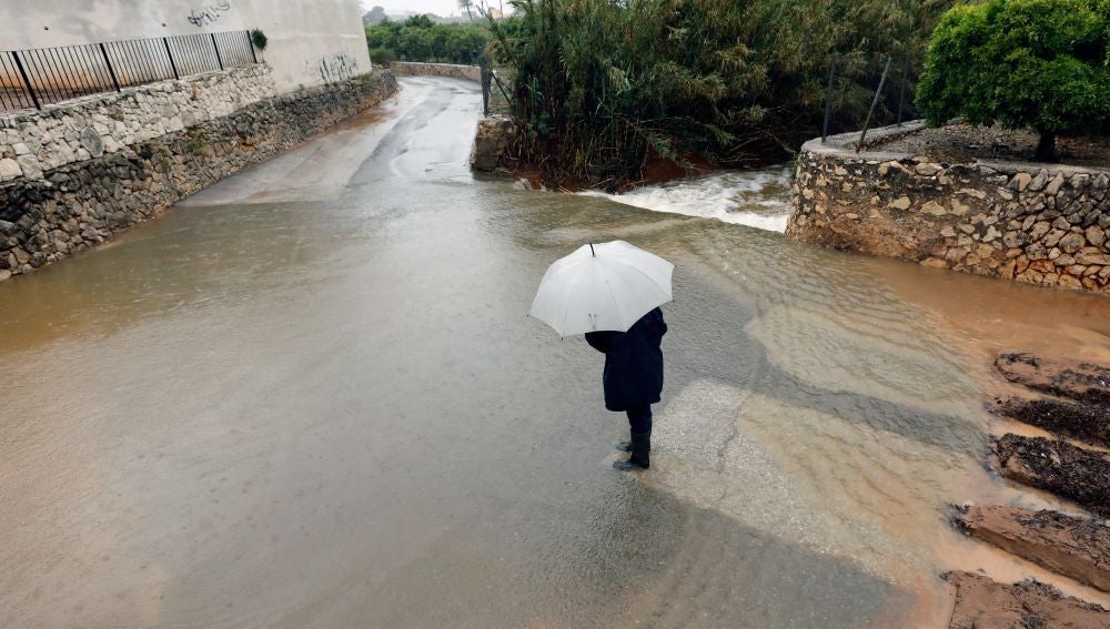 El temporal de lluvia y viento que afecta a la Comunitat Valenciana