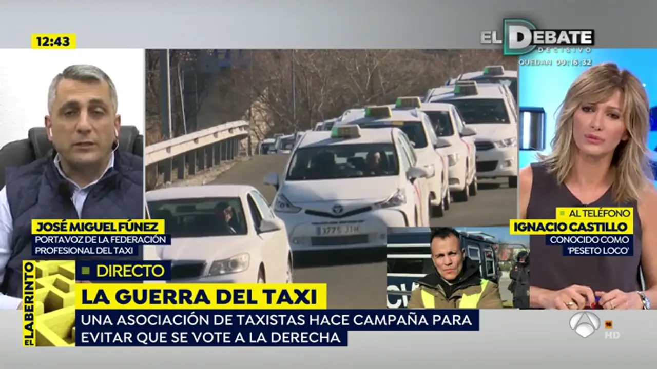 J.Miguel Fúnez: “No nos hemos decantado por ningún partido político, han sido los políticos los que se han decantado por el sector del taxi”