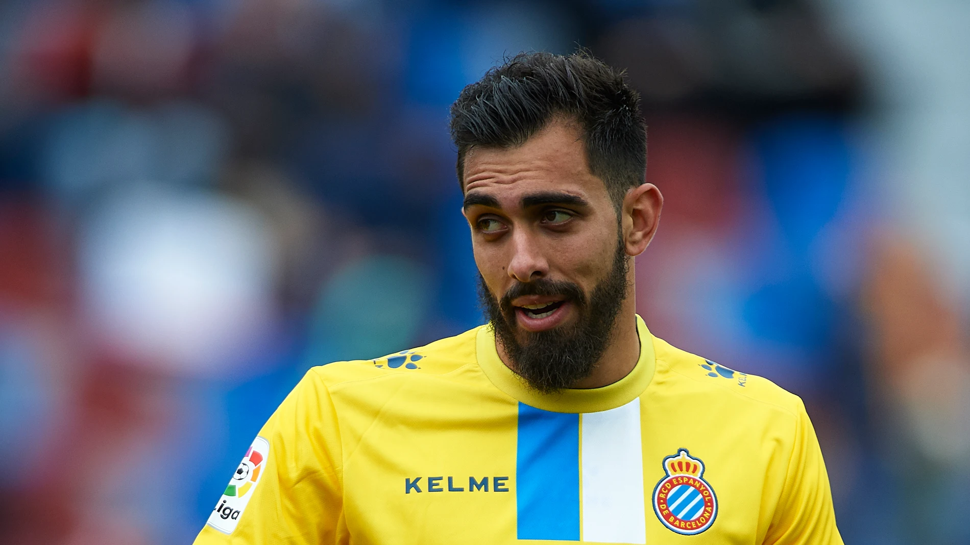 Borja Iglesias durante un partido con el Espanyol Borja Iglesias durante un partido con el Espanyol