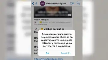 Podemos denuncia el bloqueo de su cuenta de envío de mensajes masivos de WhatsApp Podemos denuncia el bloqueo de su cuenta de envío de mensajes masivos de WhatsApp