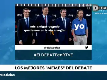 Los mejores memes de los candidatos en el debate de TVE Los mejores memes de los candidatos en el debate de TVE