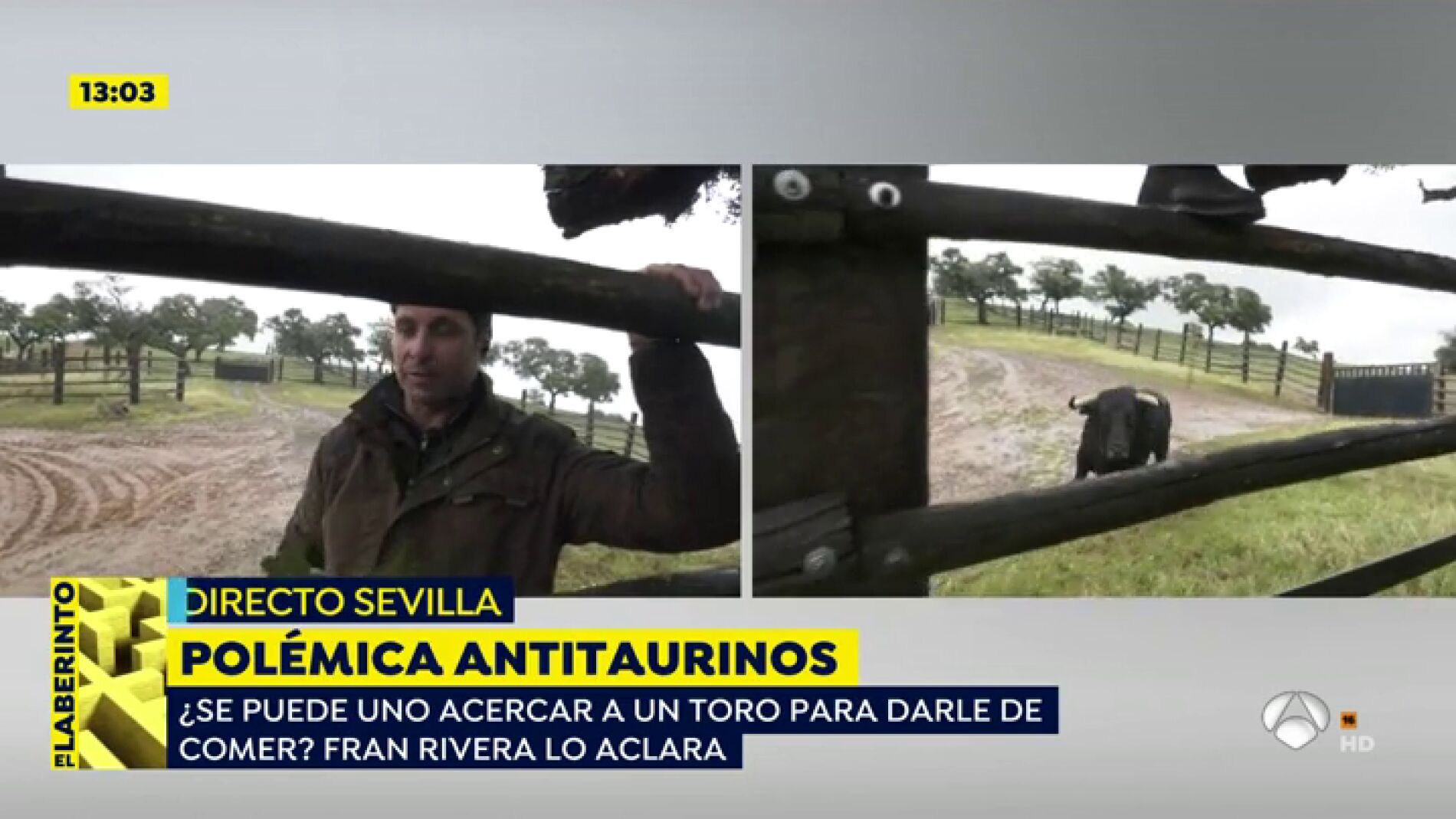 Fran Rivera en 'Espejo P&uacute;blico'