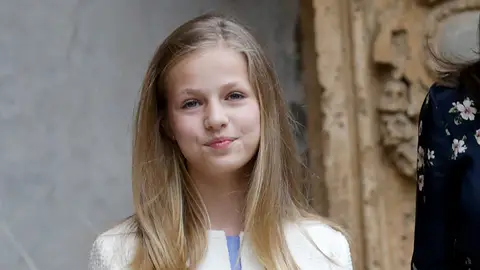 La princesa Leonor durante la Misa de Pascua en Mallorca La princesa Leonor durante la Misa de Pascua en Mallorca