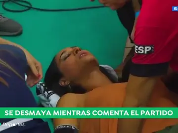 Susto en Brasil: una leyenda del voleibol se desmaya en plena entrevista Susto en Brasil: una leyenda del voleibol se desmaya en plena entrevista