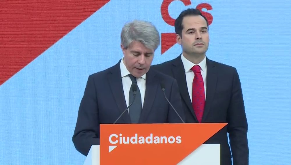 Ciudadanos ficha a Ángel Garrido, expresidente de la Comunidad de Madrid por el PP