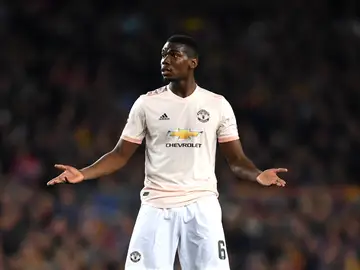 Paul Pogba durante el partido en el Camp Nou Paul Pogba durante el partido en el Camp Nou