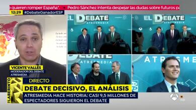 Vicente Vallés bromea sobre Albert Rivera en el debate: 