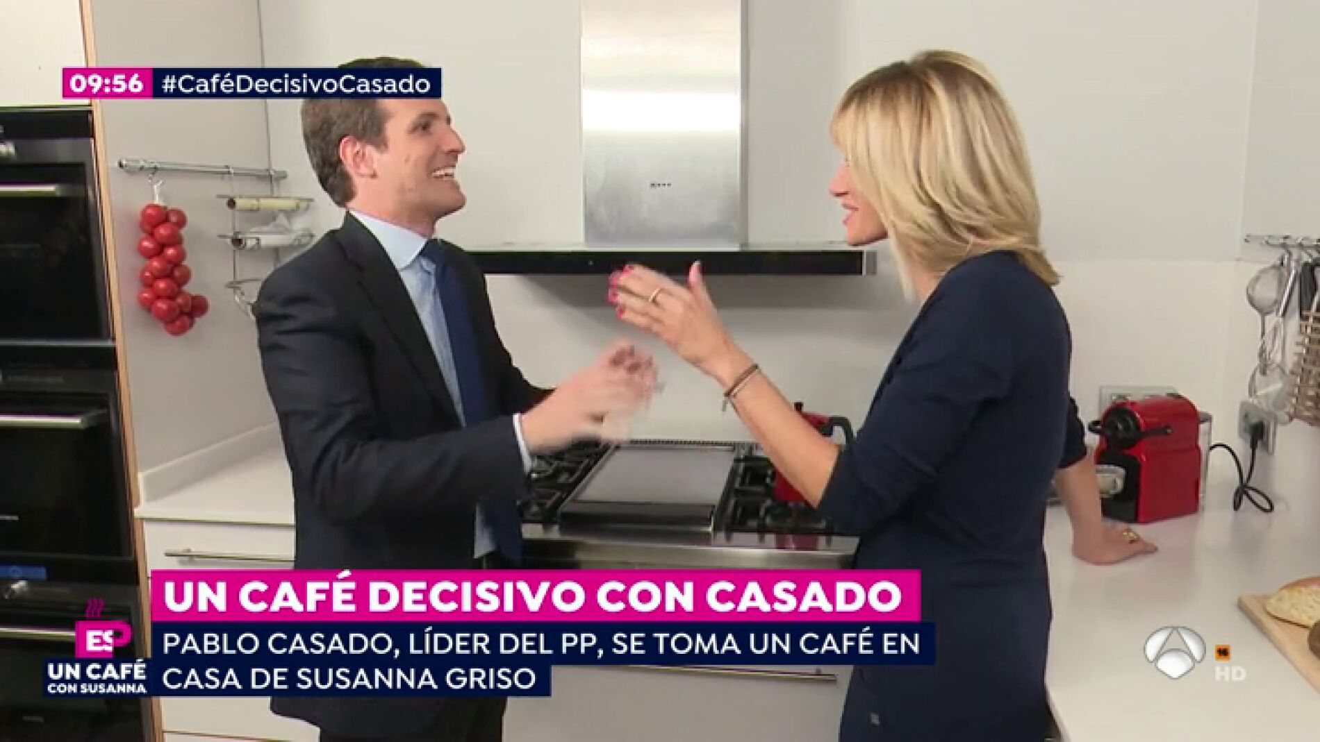 Pablo Casado con Susanna Griso