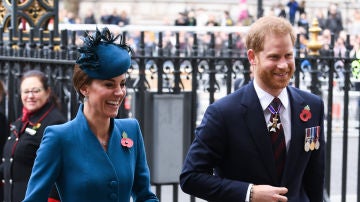 Kate Middleton y el príncipe Harry