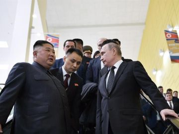 Kim Jong-Un y Putin Kim Jong-Un y Putin