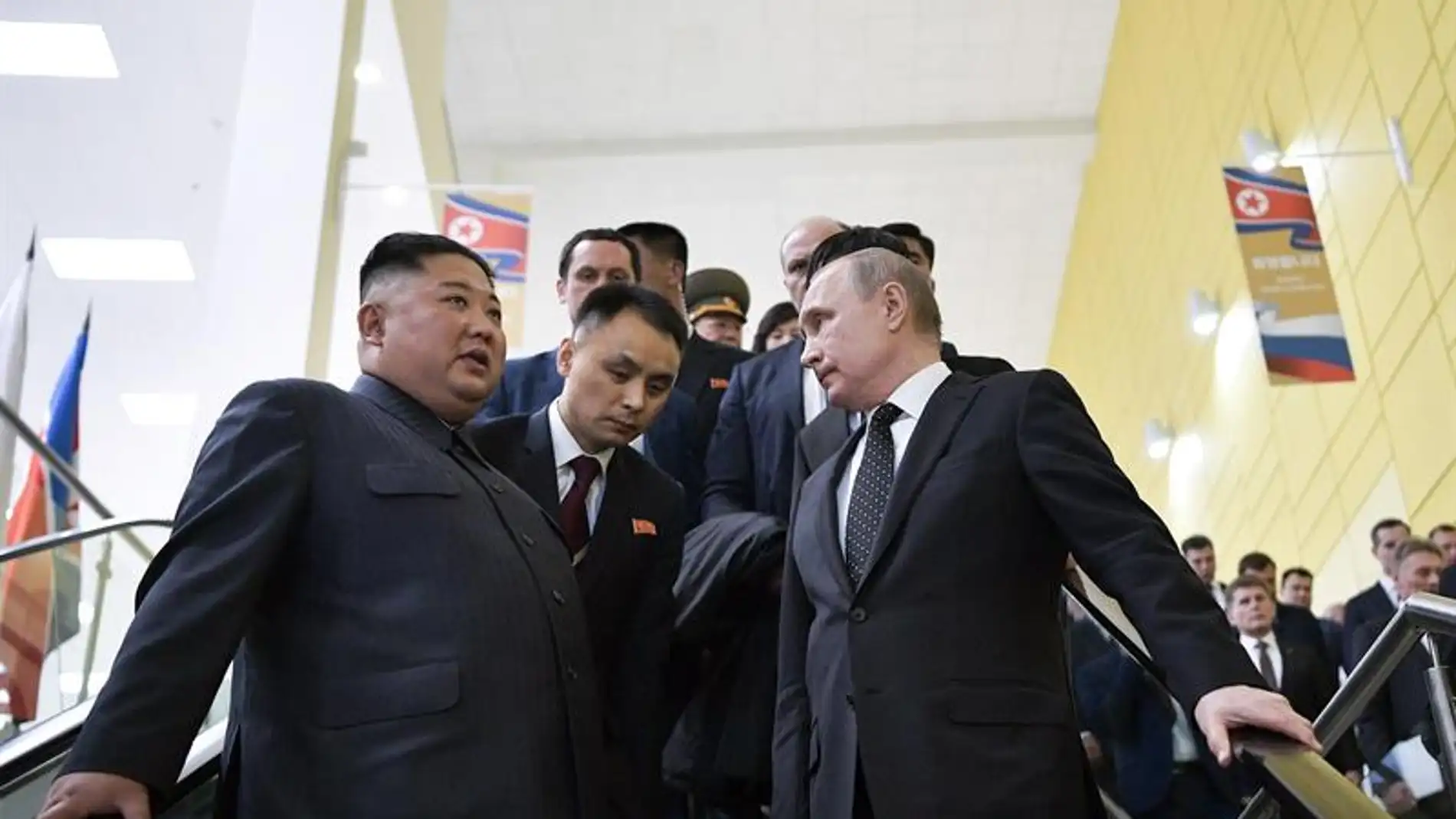 Kim Jong-Un y Putin