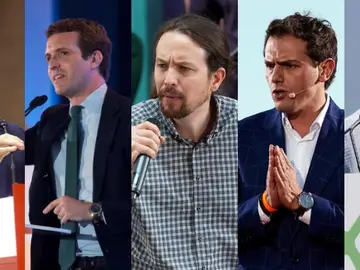 Los cinco candidatos Los cinco candidatos