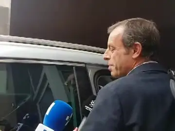 Primeras imágenes de Sandro Rosell tras su absolución Primeras imágenes de Sandro Rosell tras su absolución