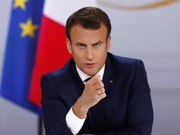 El presidente de Francia, Emmanuel Macron El presidente de Francia, Emmanuel Macron