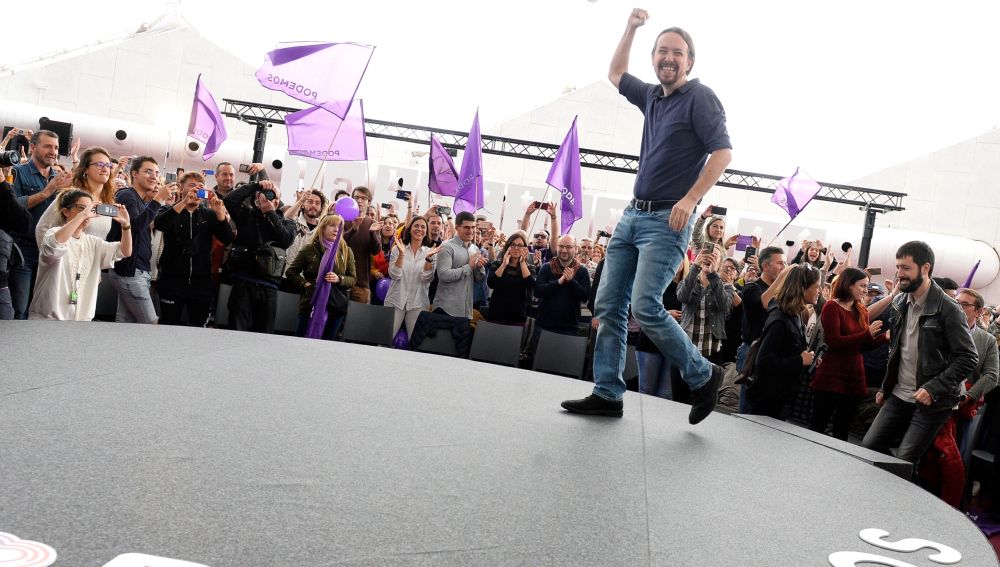 El secretario general de Podemos y candidato de Unidas Podemos a la Presidencia, Pablo Iglesias