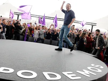 El secretario general de Podemos y candidato de Unidas Podemos a la Presidencia, Pablo Iglesias El secretario general de Podemos y candidato de Unidas Podemos a la Presidencia, Pablo Iglesias