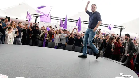 El secretario general de Podemos y candidato de Unidas Podemos a la Presidencia, Pablo Iglesias El secretario general de Podemos y candidato de Unidas Podemos a la Presidencia, Pablo Iglesias
