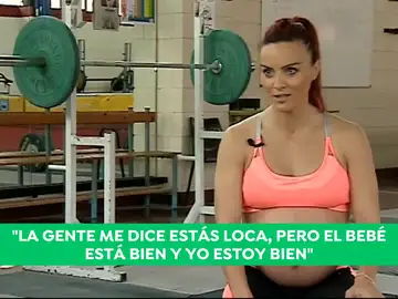 Estefanía Juan entrena pese a estar embarazada de 8 meses: "Prefiero entrenar a estar todo el día en casa" Estefanía Juan entrena pese a estar embarazada de 8 meses: "Prefiero entrenar a estar todo el día en casa"