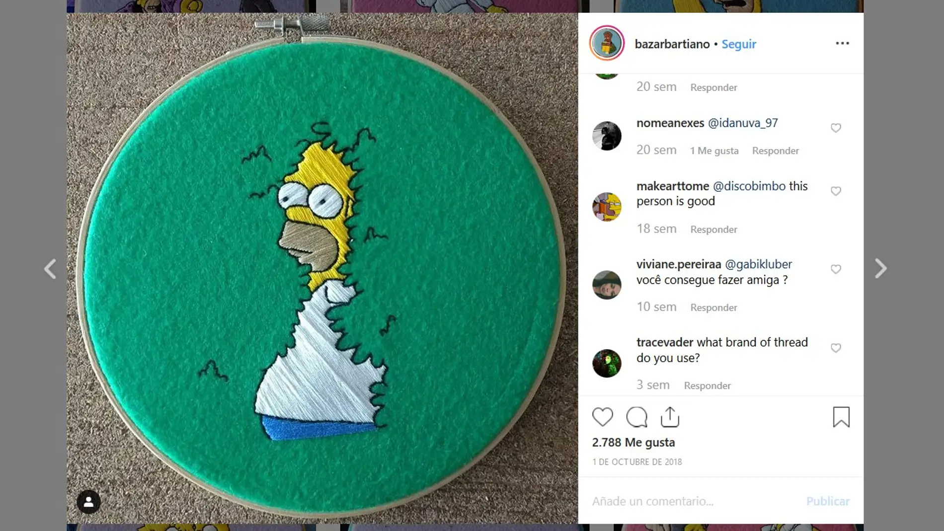 Homer perdiéndose en el seto