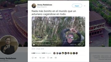 Asturiano cagándose en todo