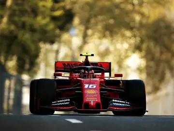 Charles Leclerc, en Bakú Charles Leclerc, en Bakú