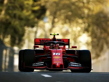Charles Leclerc, en Bakú Charles Leclerc, en Bakú