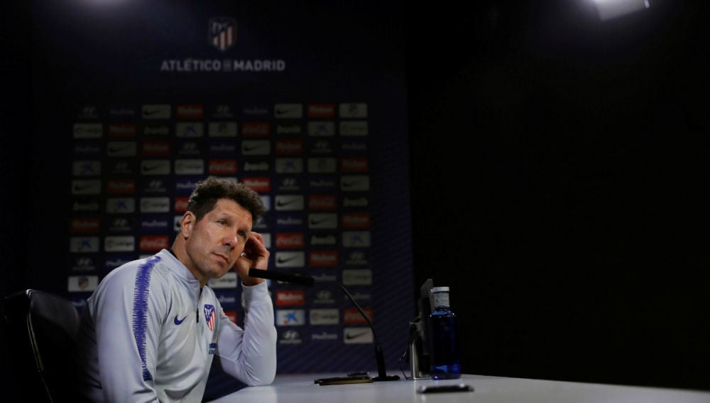 Diego SImeone, en rueda de prensa