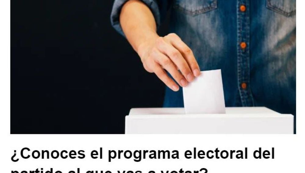 Test medidas electorales
