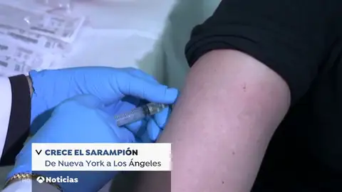 Trump pide a los ciudadanos que se vacunen contra el sarampión Trump pide a los ciudadanos que se vacunen contra el sarampión