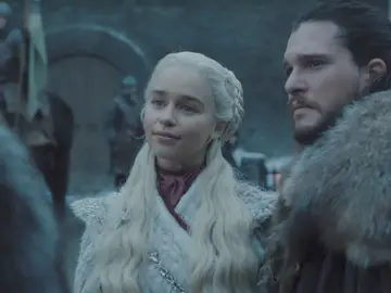 Daenerys y Jon en la última temporada de 'Juego de Tronos' Daenerys y Jon en la última temporada de 'Juego de Tronos'