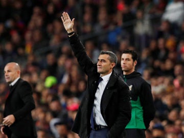 Ernesto Valverde, en el choque contra el Levante