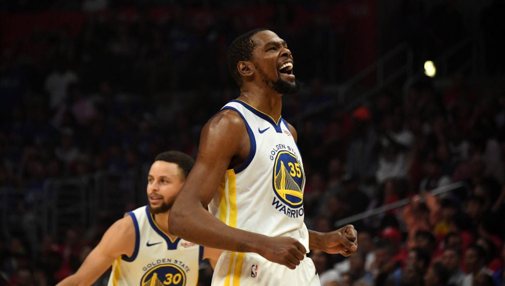 Kevin Durant, en el partido contra los Clippers