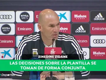 Zidane, sobre su poder en los fichajes y los descartes del Real Madrid: "Yo no mando ni en mi casa" Zidane, sobre su poder en los fichajes y los descartes del Real Madrid: "Yo no mando ni en mi casa"