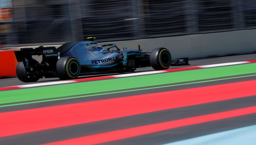 Bottas, en Bakú