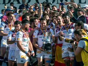 El Alcobendas celebra la Copa del Rey El Alcobendas celebra la Copa del Rey
