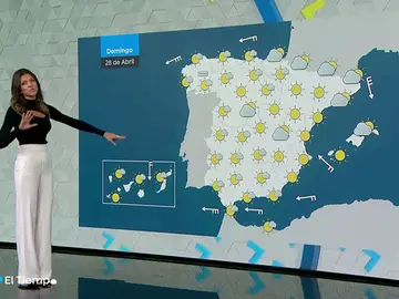 El domingo, temperaturas sin cambios en Mediterráneo y ascenso en el resto El domingo, temperaturas sin cambios en Mediterráneo y ascenso en el resto