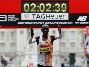 Eliud Kipchoge en Londres Eliud Kipchoge en Londres