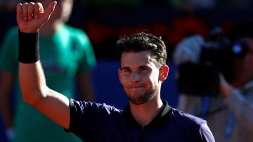 Dominic Thiem, de celebración