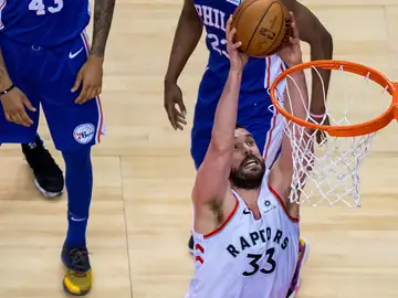 Marc Gasol, ante los Sixers Marc Gasol, ante los Sixers