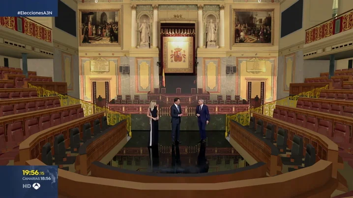 Los resultados de las elecciones generales del 28A, en realidad aumentada Los resultados de las elecciones generales del 28A, en realidad aumentada