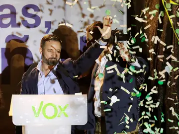 El presidente de Vox, Santiago Abascal El presidente de Vox, Santiago Abascal
