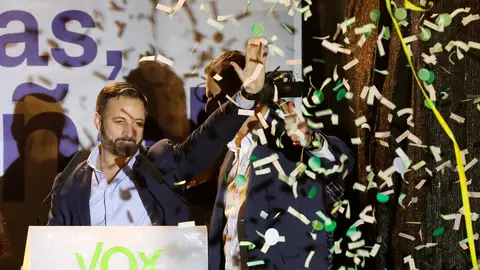 El presidente de Vox, Santiago Abascal El presidente de Vox, Santiago Abascal
